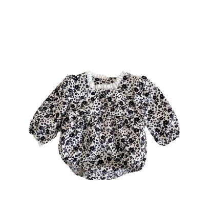 Cotton Baby Girl Baby Floral Long Sleeves