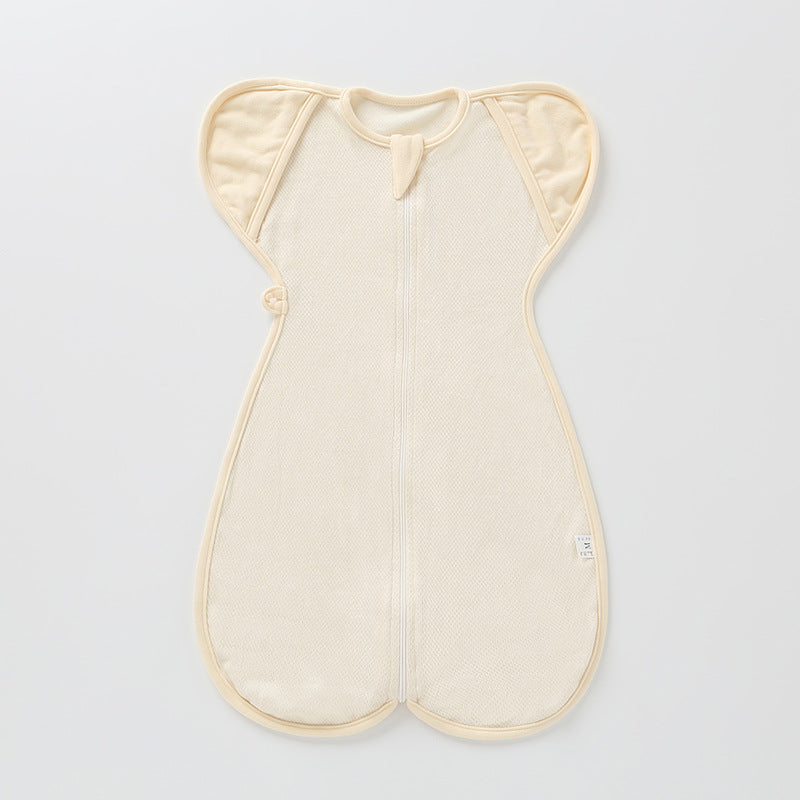 Organic Cotton Sleeping Bag Surrender Breathable Dual-use Newborn  Anti-kicking Blanket Leggings Swaddling Anti-startle