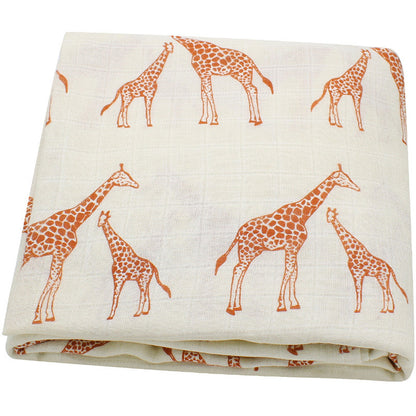 Organic cotton cloth baby swaddled blanket