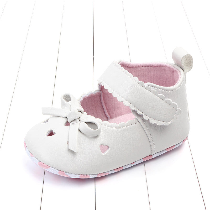 Bow girl baby princess shoes