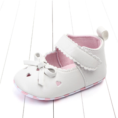 Bow girl baby princess shoes