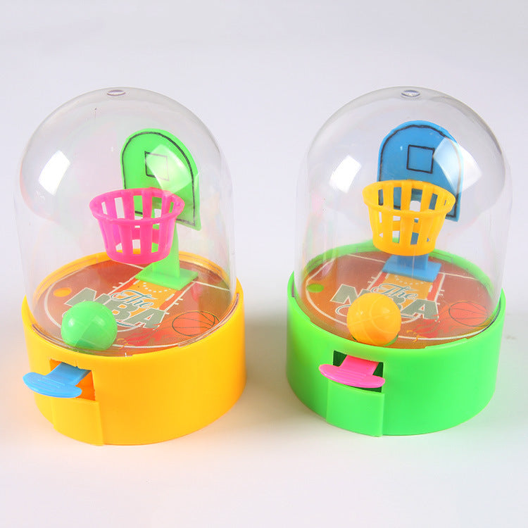 Desktop mini finger basketball shooting machine