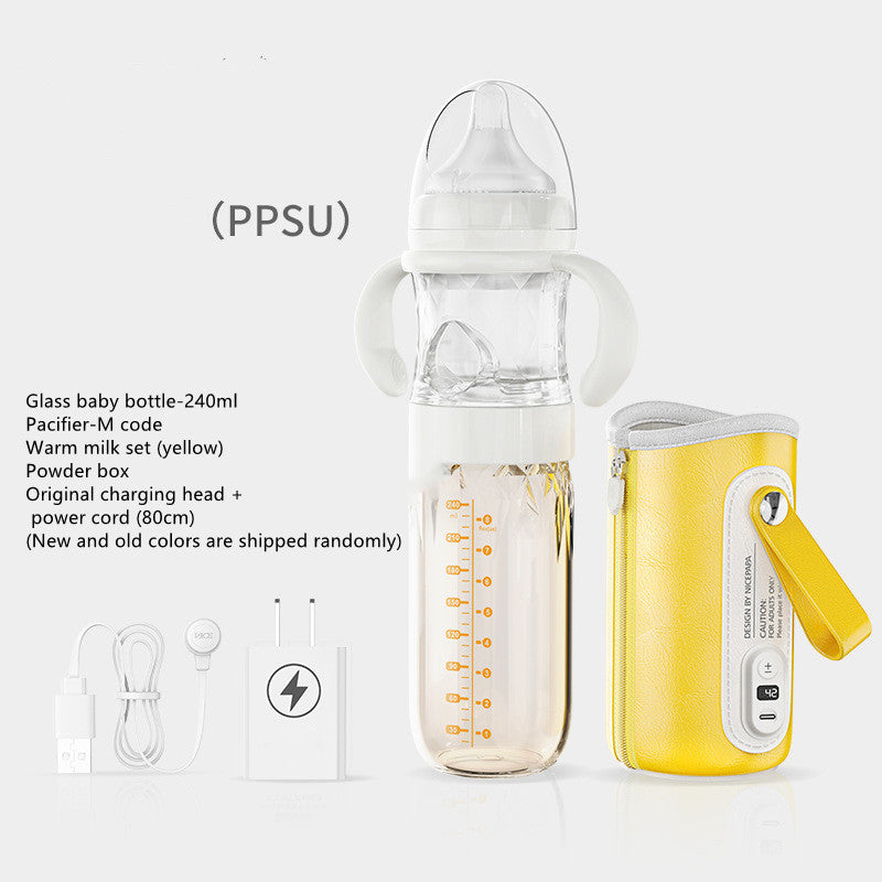 Newborn Baby's Heating And Insulation Milk Bottle Display Temperature Adjustment