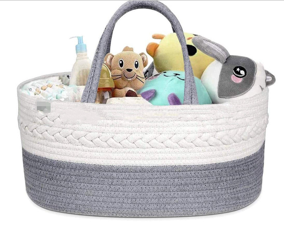 Cotton Woven Folding Mommy Bag