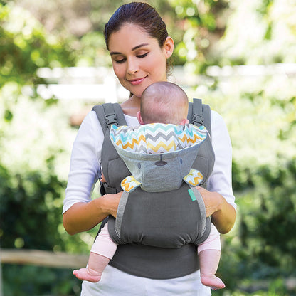 Baby Carrier 4-in-1 Double-shoulder Baby Carrying Bag, Suitable for Four Seasons, Saliva Towel