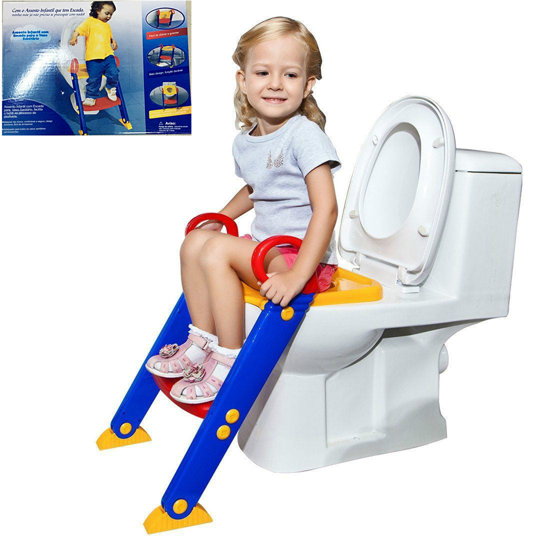 Baby Ladder Toilet Baby Toilet Ladder Folding Toilet Seat Auxiliary Cushion Cover