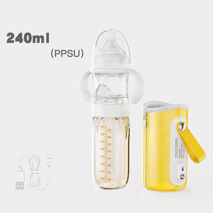 Constant Temperature Feeding Bottle Baby Newborn Usb Heating And Thermal Insulation Bottle Cover Quick Flush