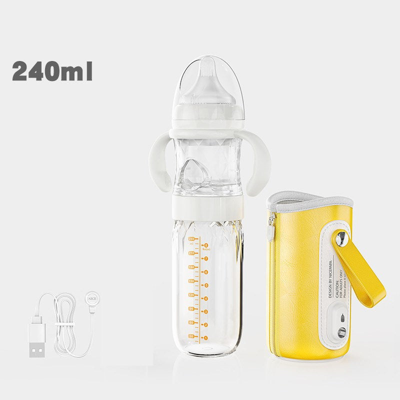 Constant Temperature Feeding Bottle Baby Newborn Usb Heating And Thermal Insulation Bottle Cover Quick Flush