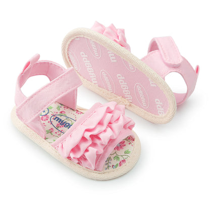 New baby girl soft sole shoes