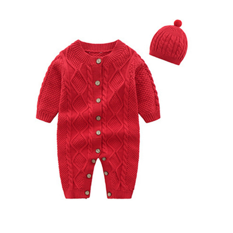 Baby jumpsuit sweater