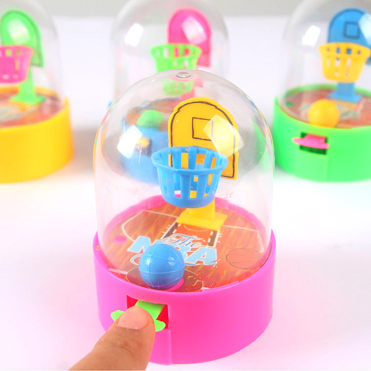 Desktop mini finger basketball shooting machine