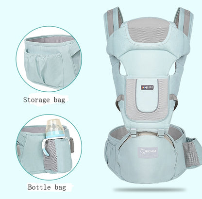 Baby sling waist stool front holding multi-function baby child seat stool four seasons universal babies artifact before and after dual-use