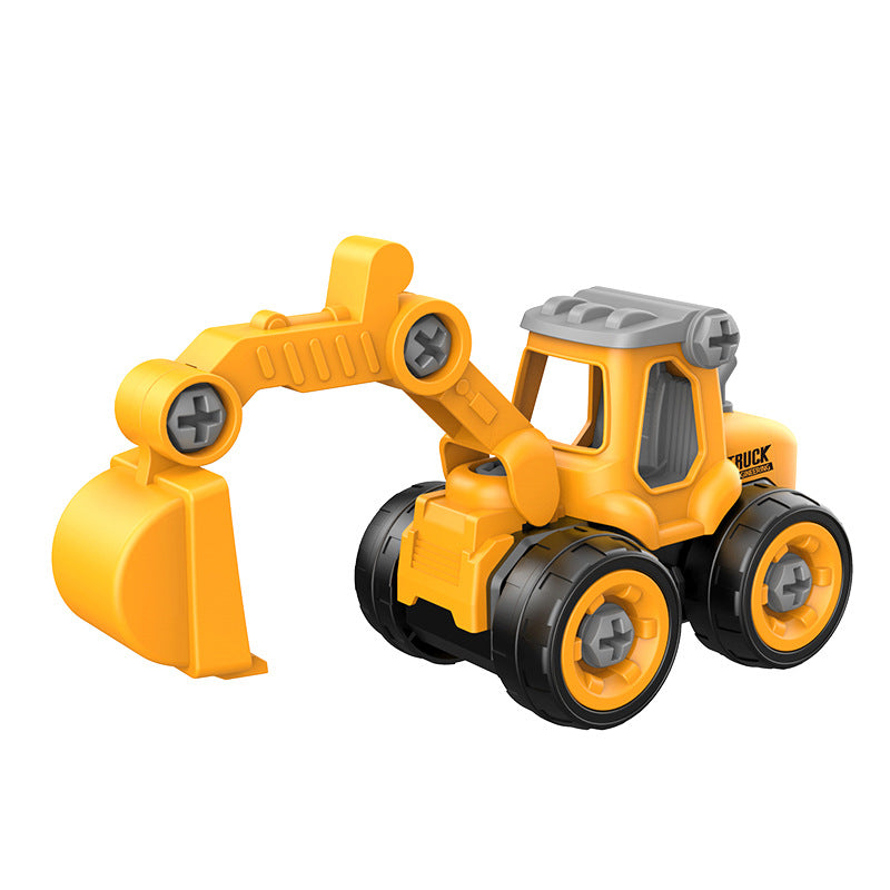 Children's detachable assembly engineering vehicle