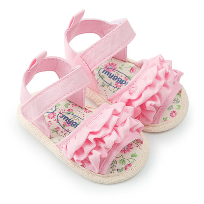 New baby girl soft sole shoes