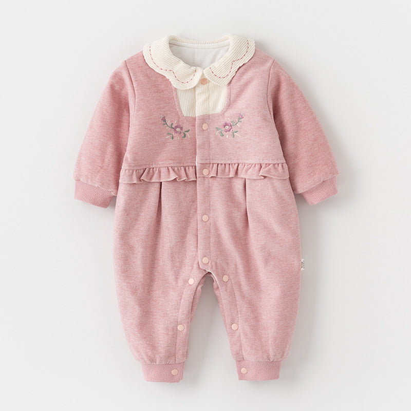 Thin cotton baby girl romper