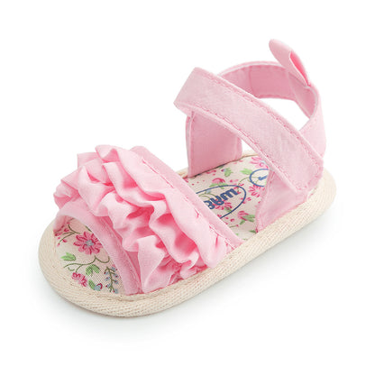 New baby girl soft sole shoes