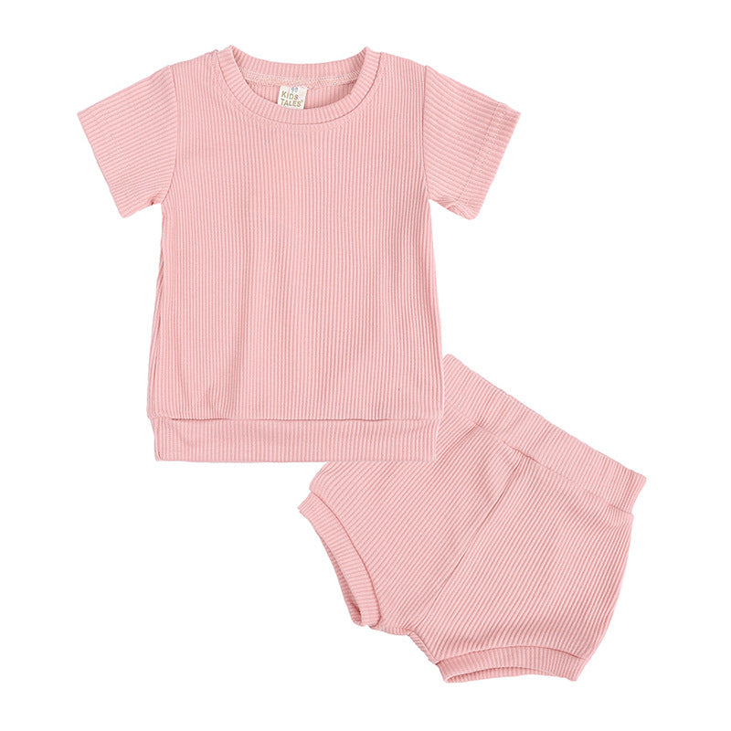 Baby's Summer Ball Breaking Two-piece Set