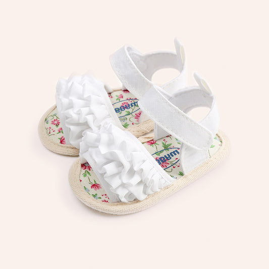 New baby girl soft sole shoes