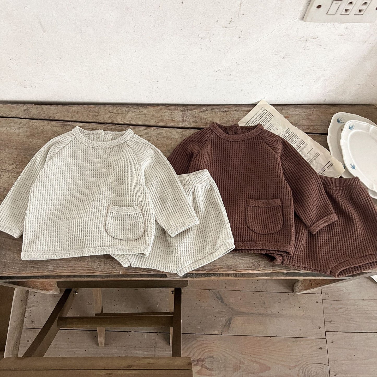 Two Piece Set Of Baby Westernized Sweaters