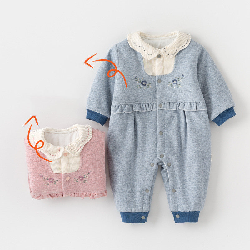 Thin cotton baby girl romper