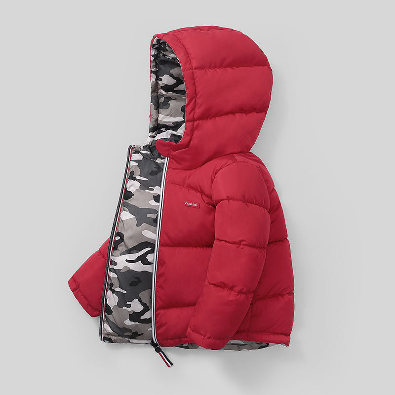 Kids' Double-Sided Padded Winter Jackets