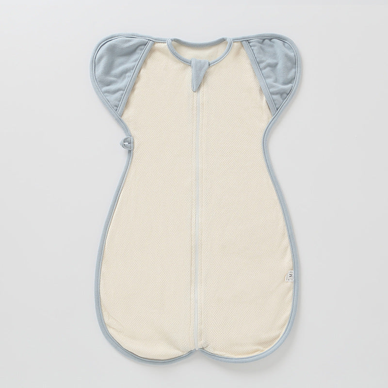 Organic Cotton Sleeping Bag Surrender Breathable Dual-use Newborn  Anti-kicking Blanket Leggings Swaddling Anti-startle