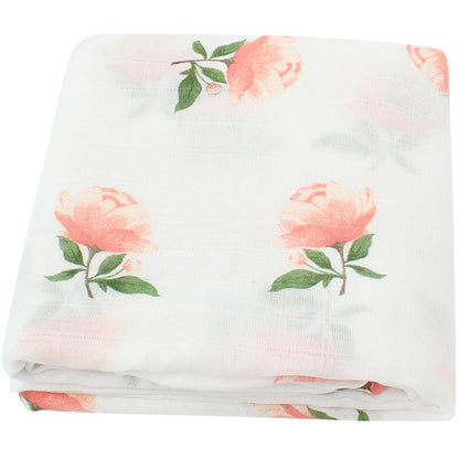 Organic cotton cloth baby swaddled blanket