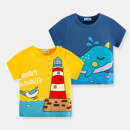 Printed Boy Baby Cotton T-shirt