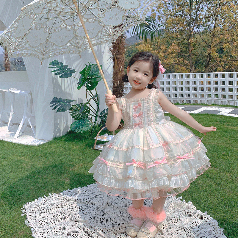 Girls' Summer Lolita Children's Baby Girl Summer Princess Dress