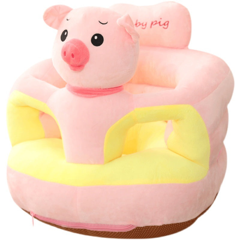 Cute Anti-rollover Baby Learns To Sit On Sofa Cartoon Plush Toys