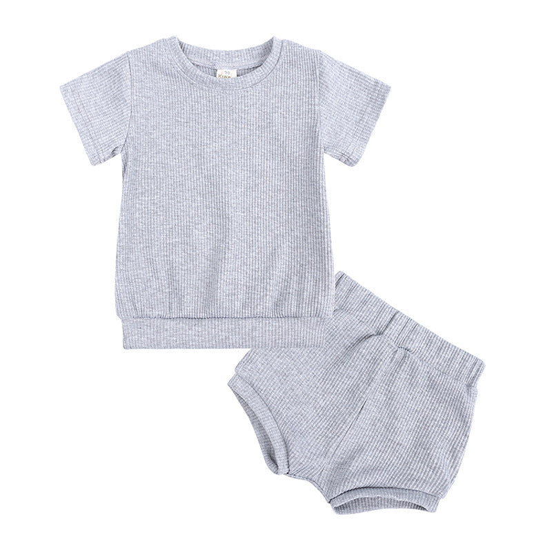 Baby's Summer Ball Breaking Two-piece Set