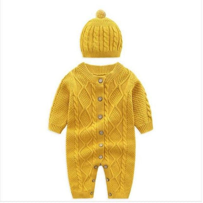 Baby jumpsuit sweater