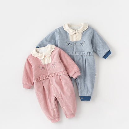 Thin cotton baby girl romper