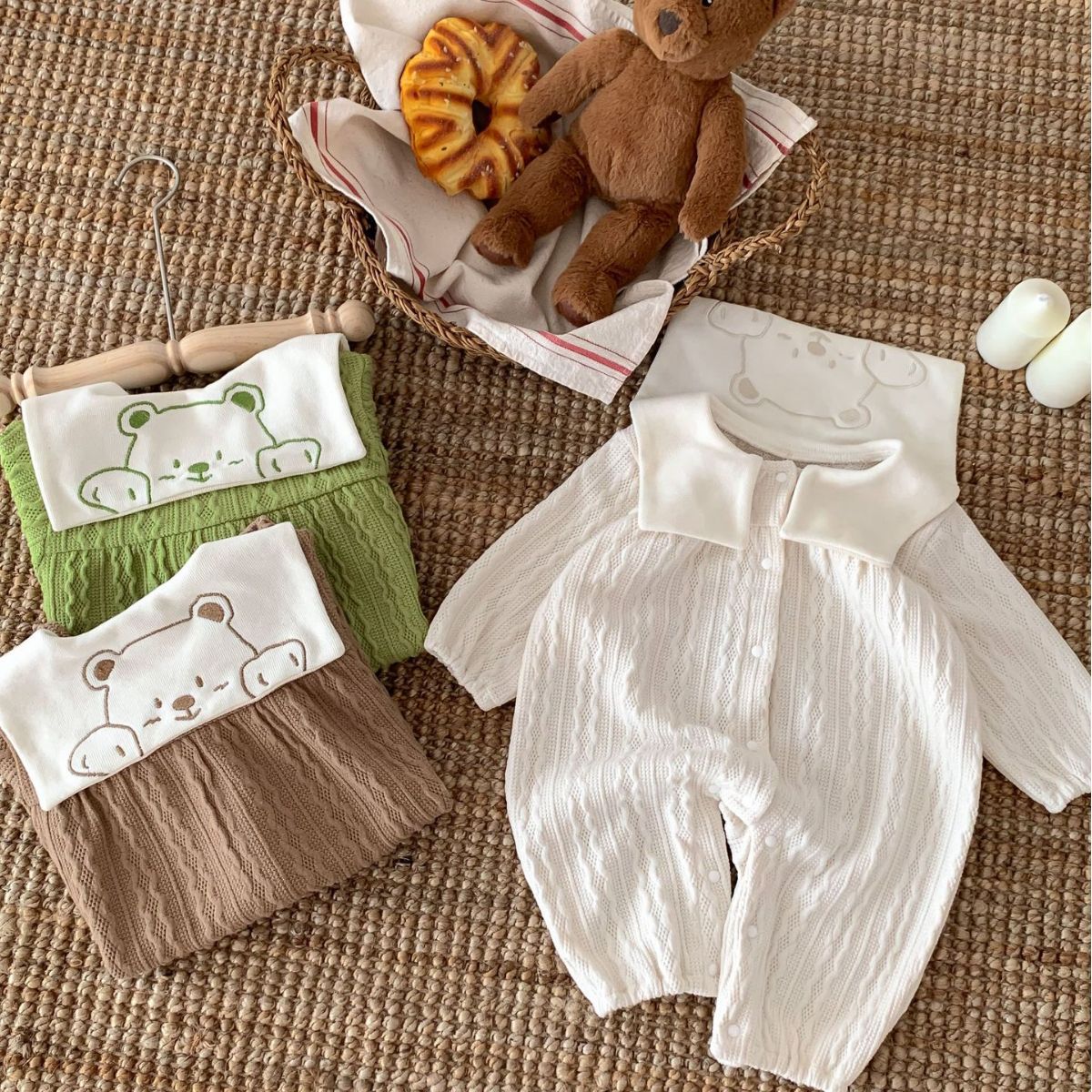 Adorable Bear Romper for Boys & Girls