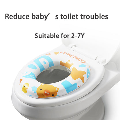 Toilets, Children's Toilet Seats, Men And Women, Baby Toilet Seats, Cushioned Baby Toilet Seats, Increase Thickening