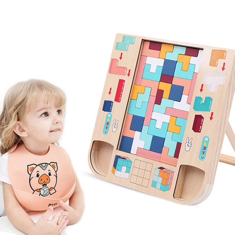 3D Wooden Puzzle Learning Toy for Early Education