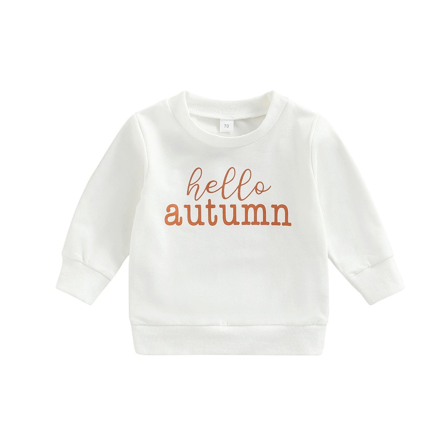 Girls Baby Alphabet Print Sweater Base Set