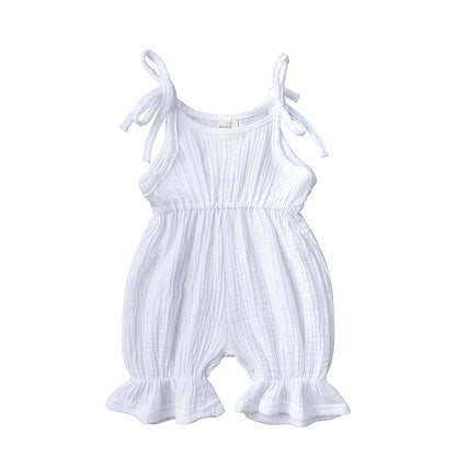 Summer Baby Linen-Cotton Jumpsuit