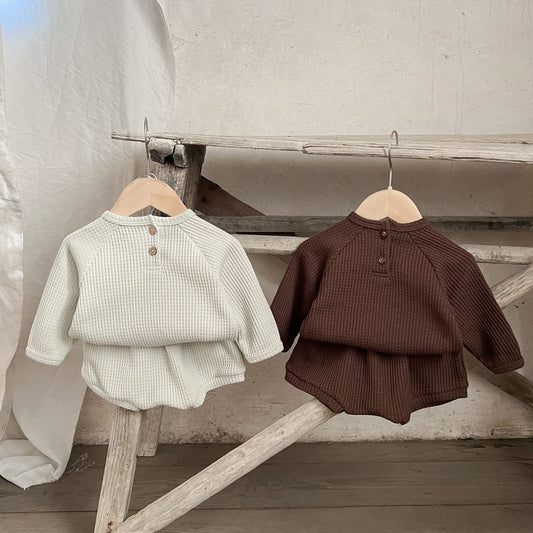 Two Piece Set Of Baby Westernized Sweaters