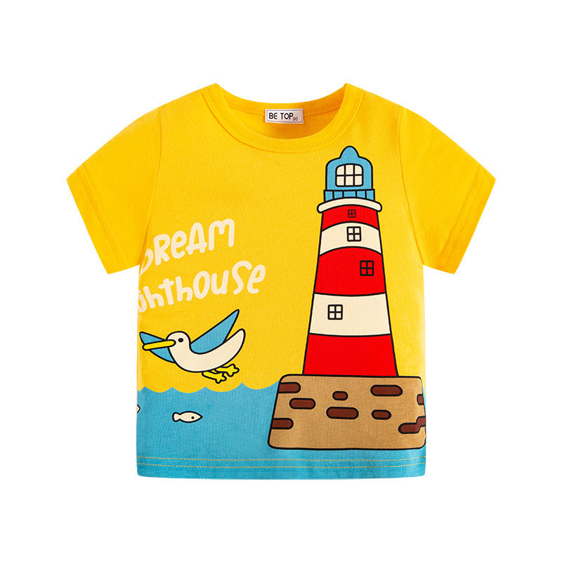 Printed Boy Baby Cotton T-shirt