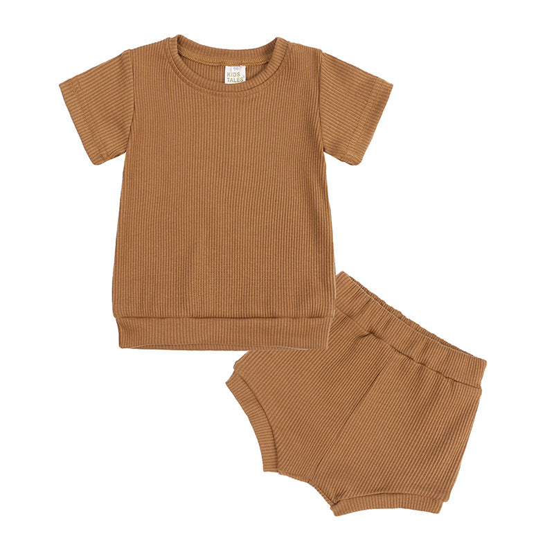 Baby's Summer Ball Breaking Two-piece Set